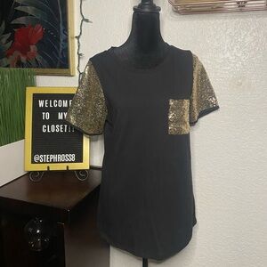 Sunshine and rodeos sequin top